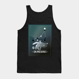 Capricorn Zodiac Art Tank Top